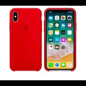 iPhone XR red apple case